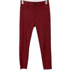 ZARA High Waisted Checkered Leggings